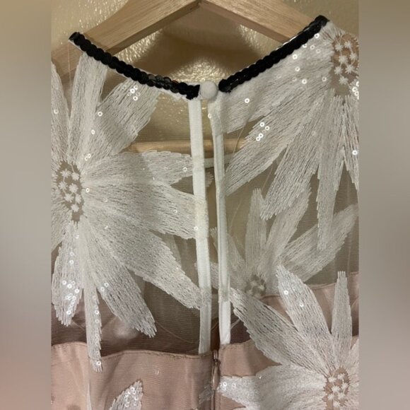 Anthropologie Eva Franco White Haven Sutton Embroidered Floral Dress NWT - Picture 4 of 13